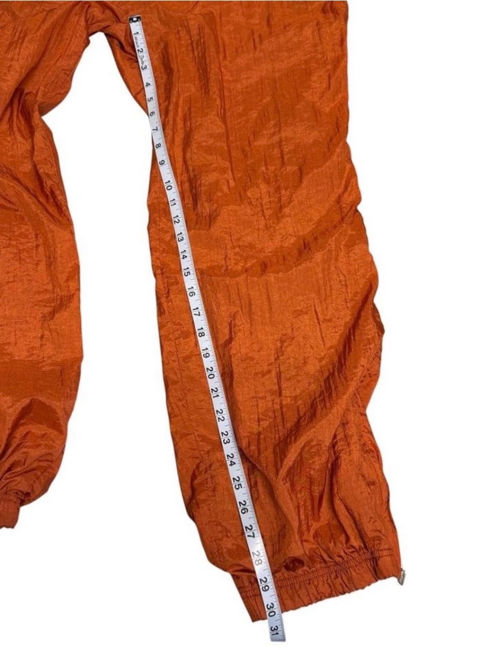 Vintage 90’s Starter Parachute Track Pants Men’s XL Streetwear Activewear Orange - Picture 7 of 7
